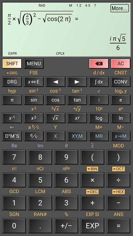 HiPER Calc Pro ภาพหน้าจอ 1