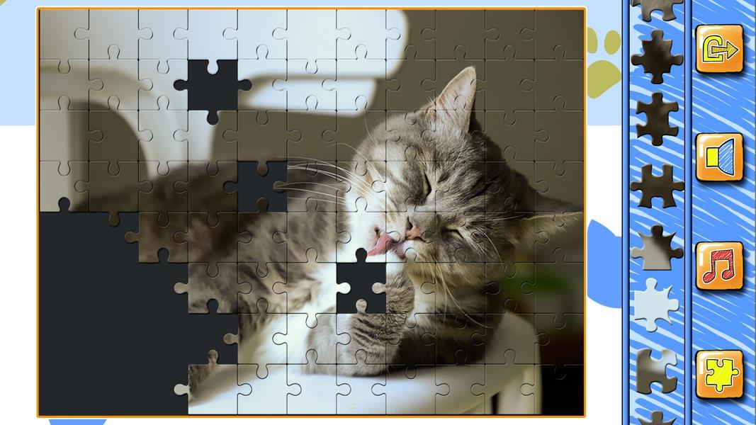 Jigsaw Puzzle Cats Kitten Screenshot 0