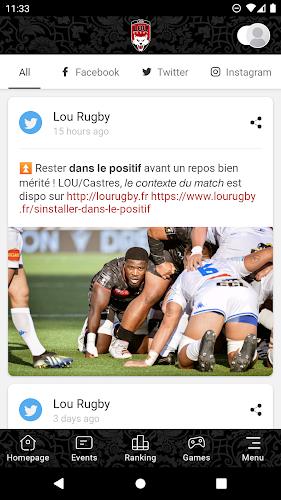 LOU Rugby Ảnh chụp màn hình 2