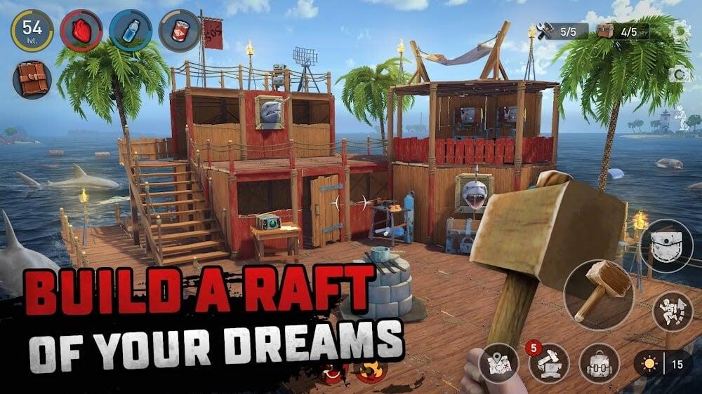 Raft Survival ภาพหน้าจอ 2