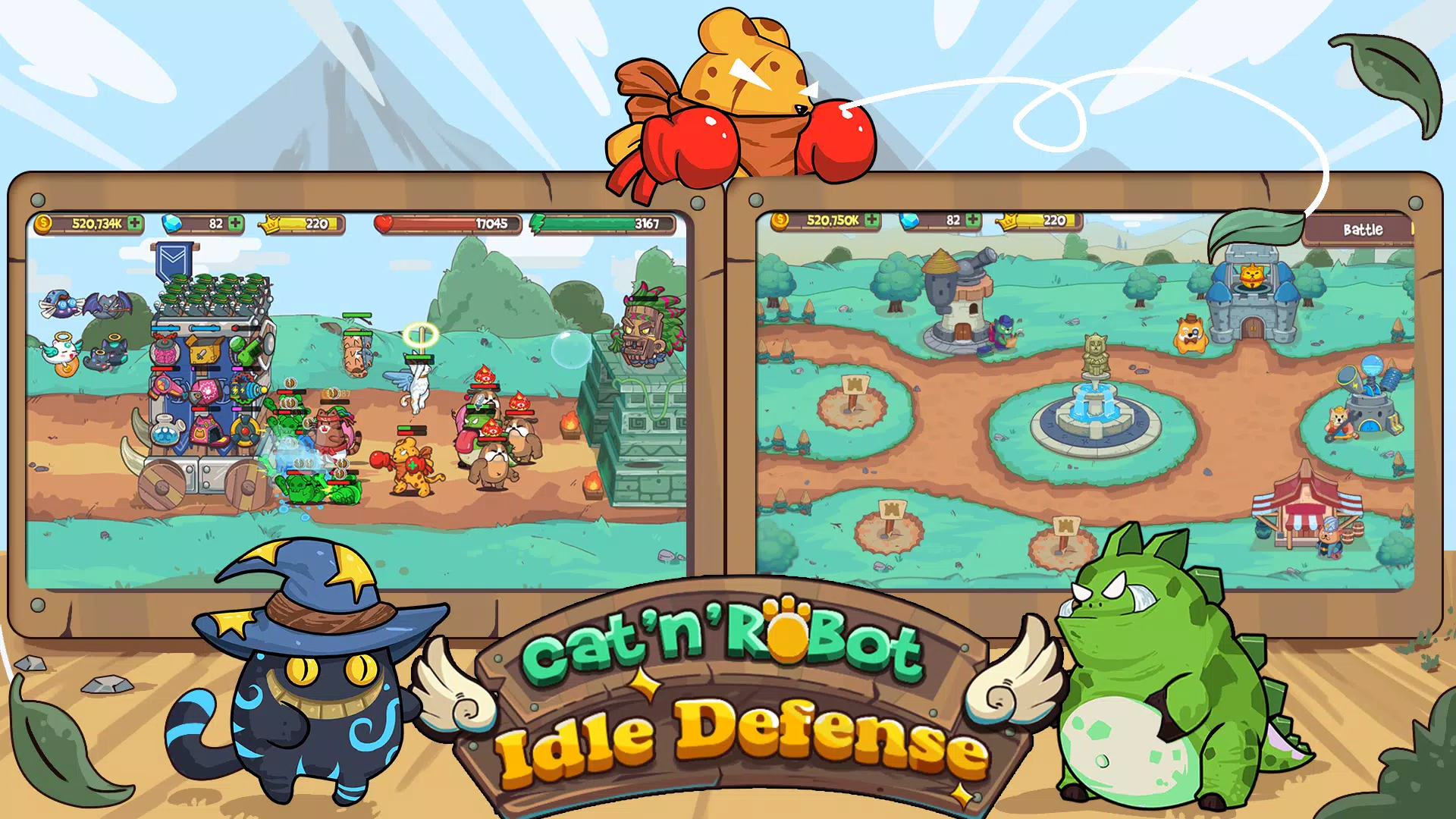 CatnRobot Idle TD: Battle Cat ဖန်သားပြင်ဓာတ်ပုံ 1