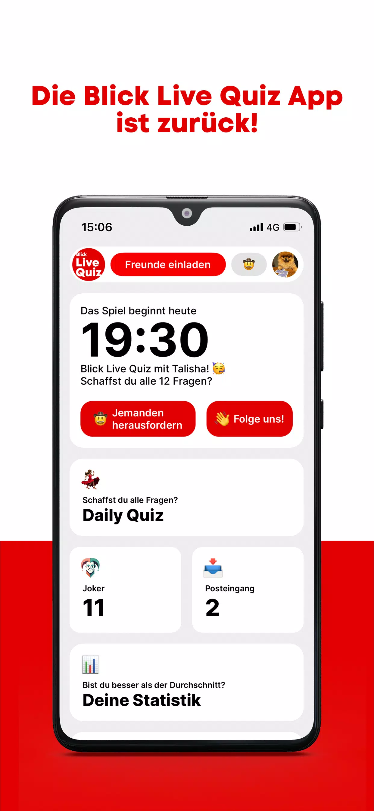 Blick Live Quiz ဖန်သားပြင်ဓာတ်ပုံ 0