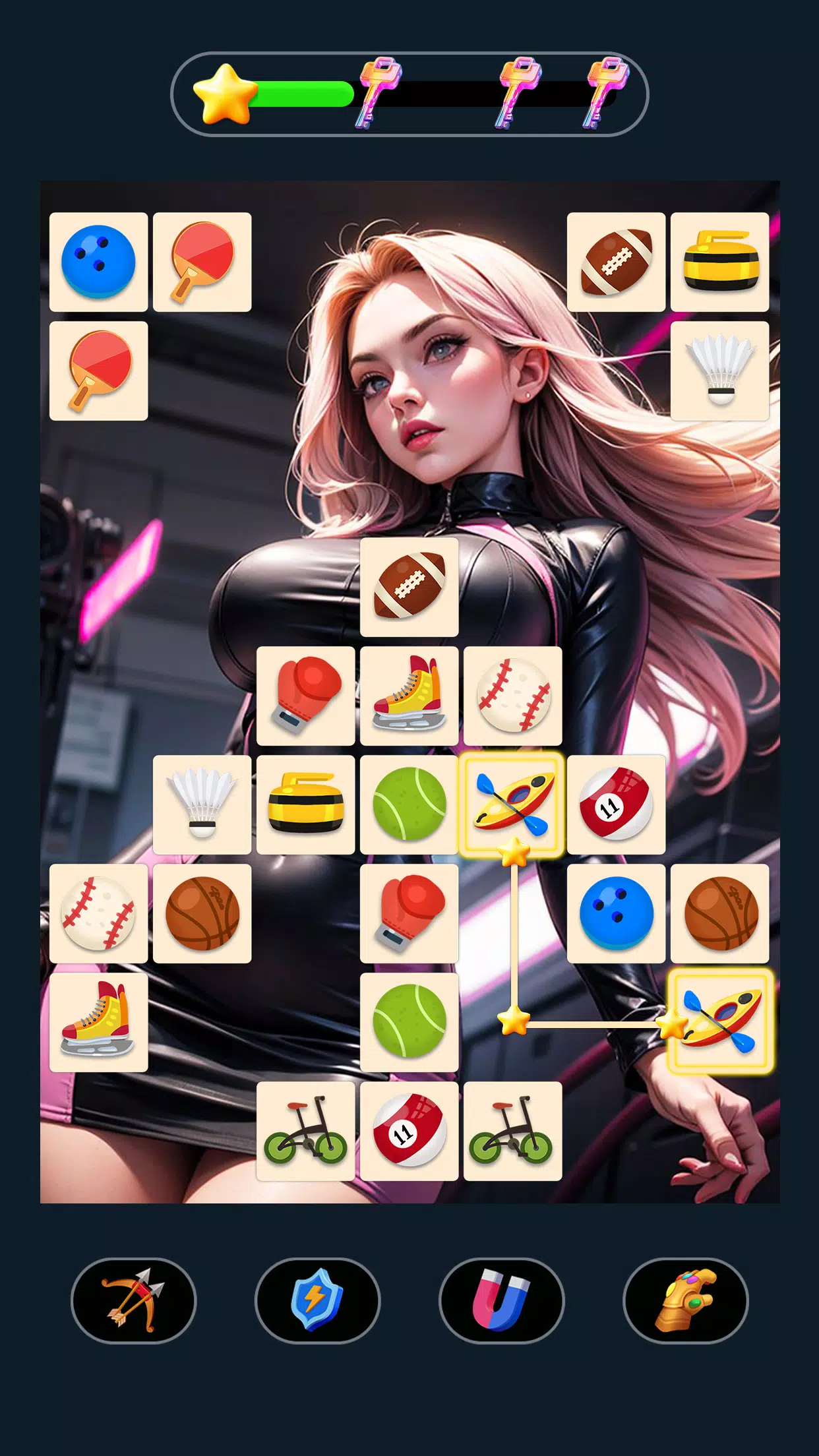 Fantasy Onet - Match Girl Game 스크린샷 2