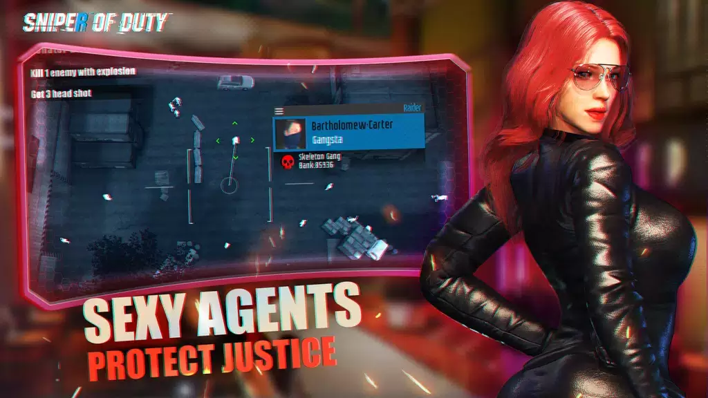 Sniper of Duty:Sexy Agent Spy Screenshot 2