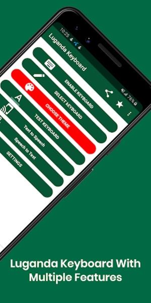 Luganda Keyboard Capture d'écran 0