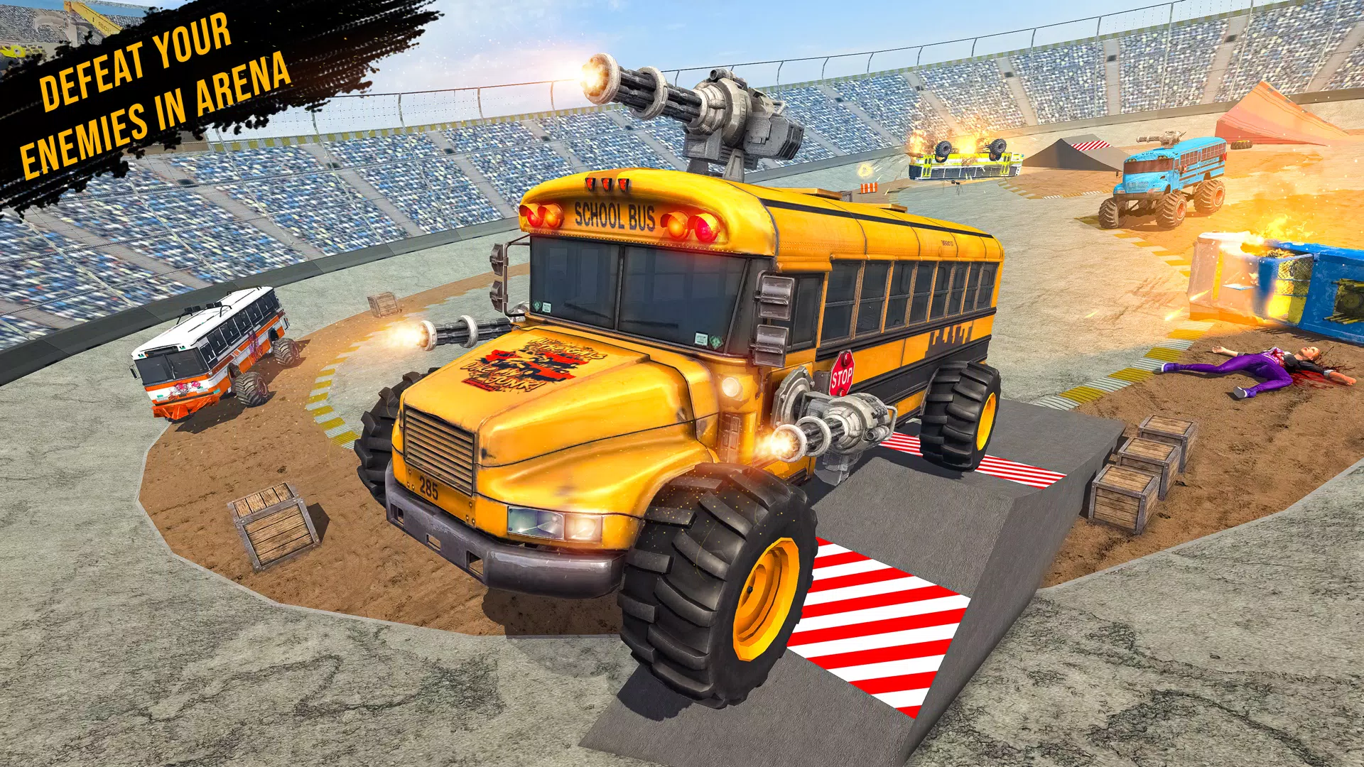 Monster Bus Derby Destruction應用截圖第0張
