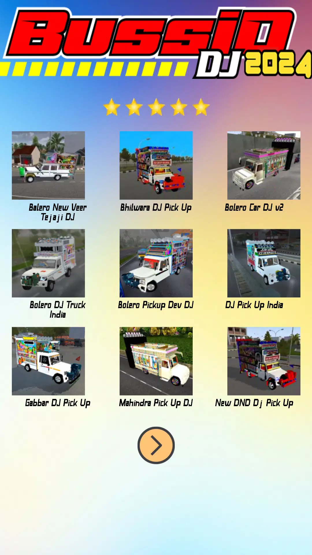 Mod Bussid DJ 2024 Tangkapan skrin 1