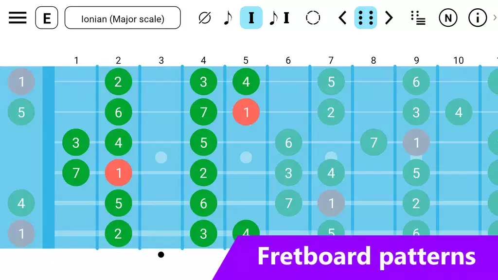 Guitar Fretboard: Scales 스크린샷 1