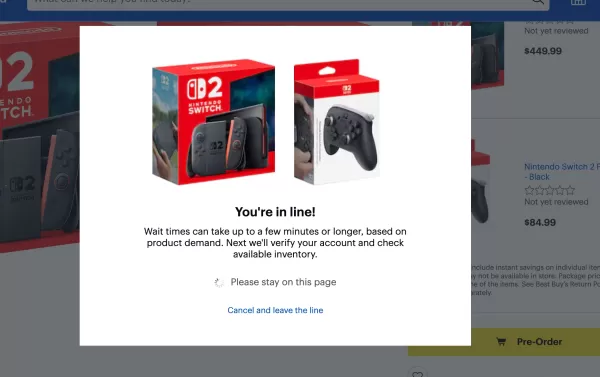 Nintendo Switch 2的沃爾瑪隊列2