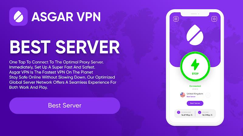 Asgar VPN Captura de tela 0