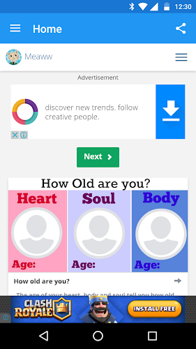 Meaww Nametests - FB Quiz App স্ক্রিনশট 2