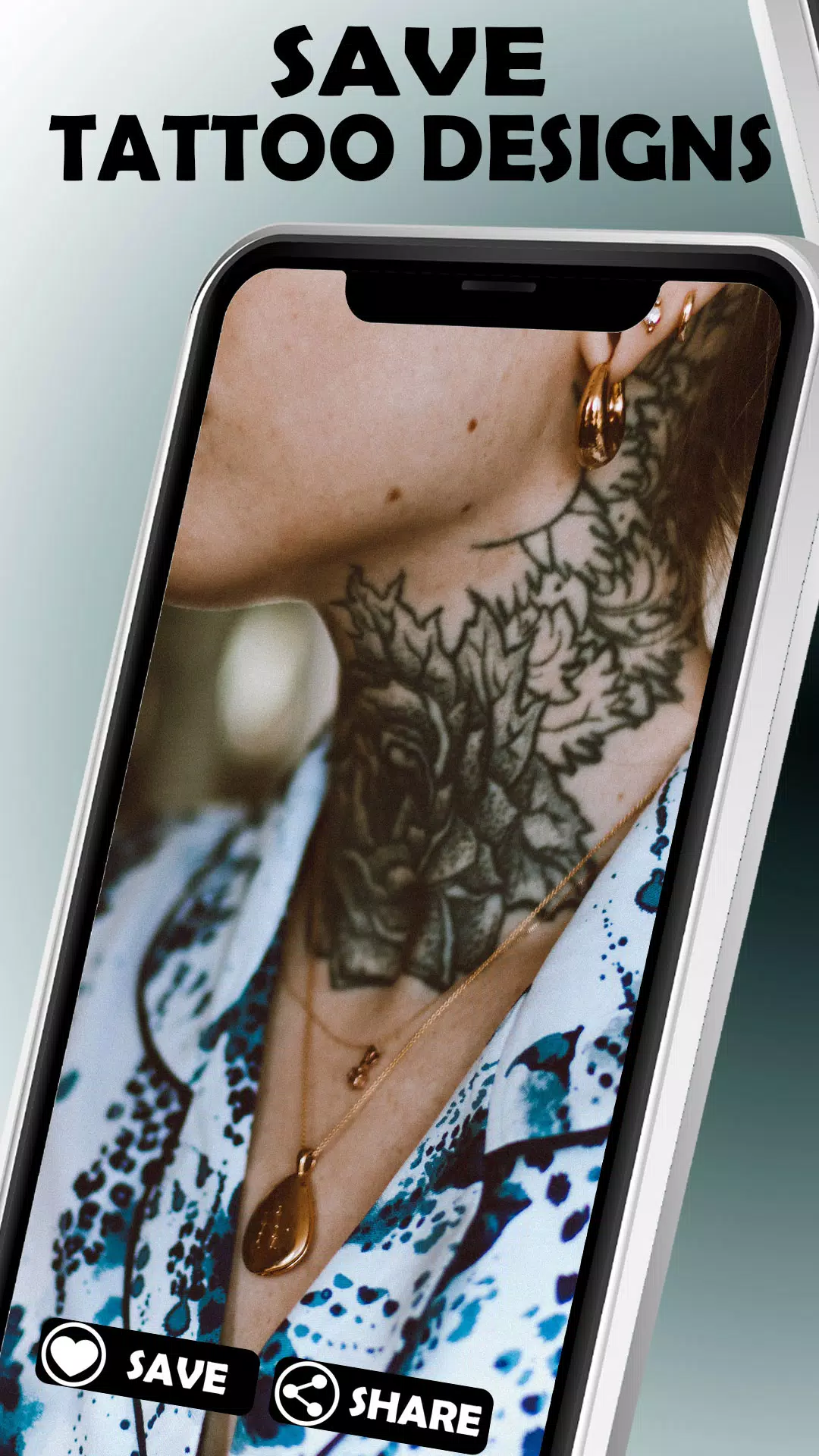 Neck Tattoo Designs ဖန်သားပြင်ဓာတ်ပုံ 1