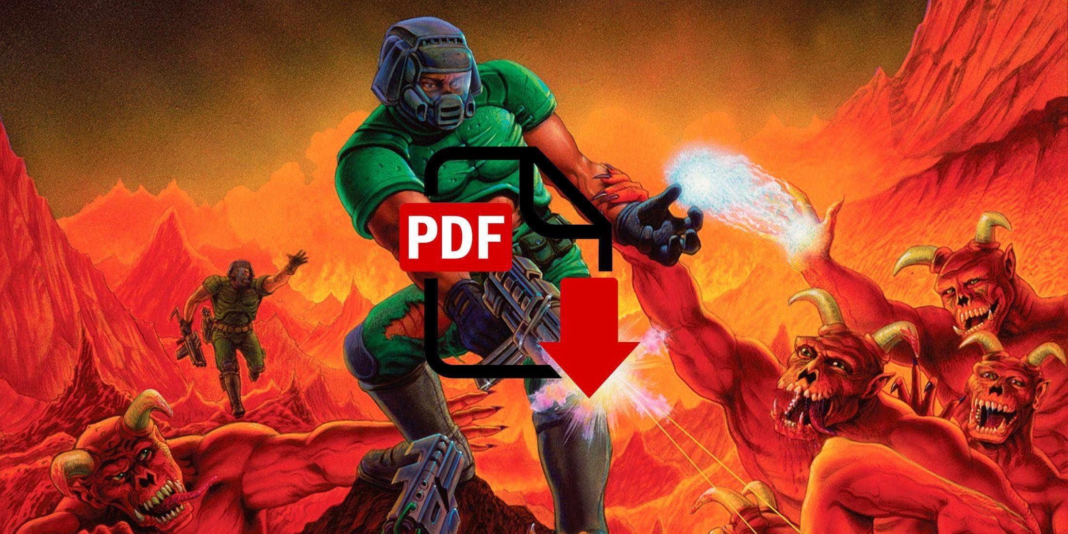 Doom သည် PDF ဖိုင်သို့ port လုပ်ထားသည်