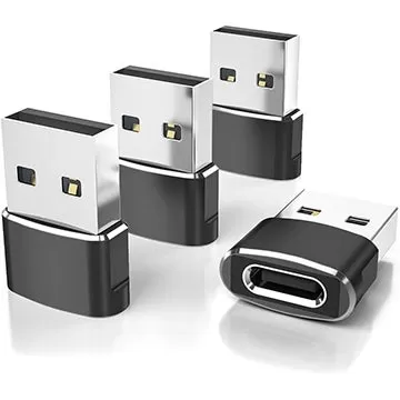 Elebase USB Type-A to Type-C Adapters 4-Pack Deal