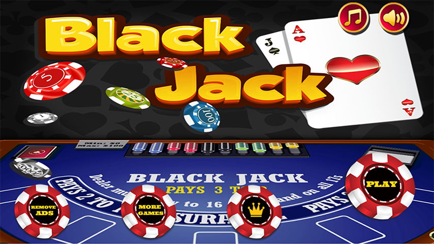 Blackjack 21 Black Jack Table Скриншот 2