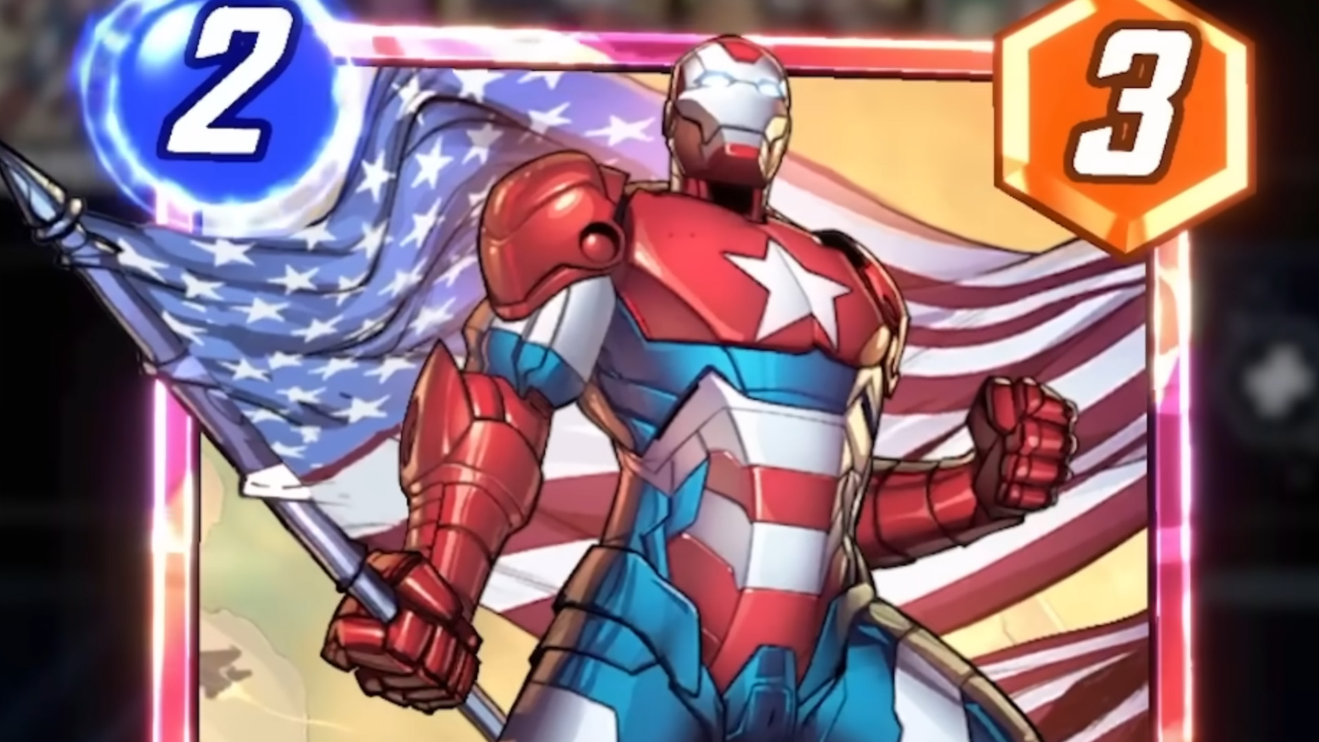 Iron Patriot glänzt in MARVEL SNAP Decks