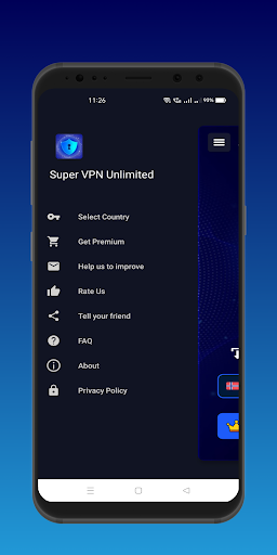 Super VPN - Unlimited Proxy Screenshot 1