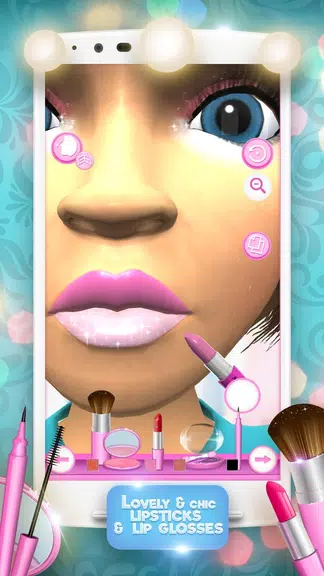 3D Makeup Games For Girls スクリーンショット 3