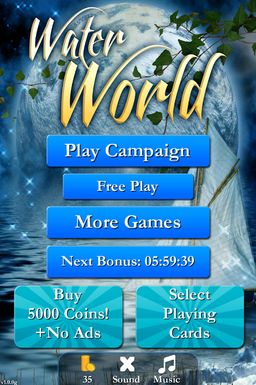 Pyramid Solitaire Water World スクリーンショット 0