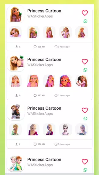 Princess Animated Stickers應用截圖第0張