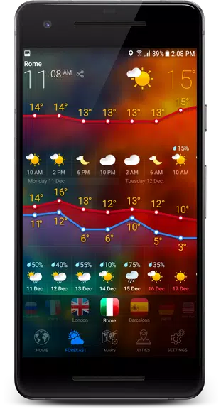 3D EARTH - weather forecast Screenshot 2