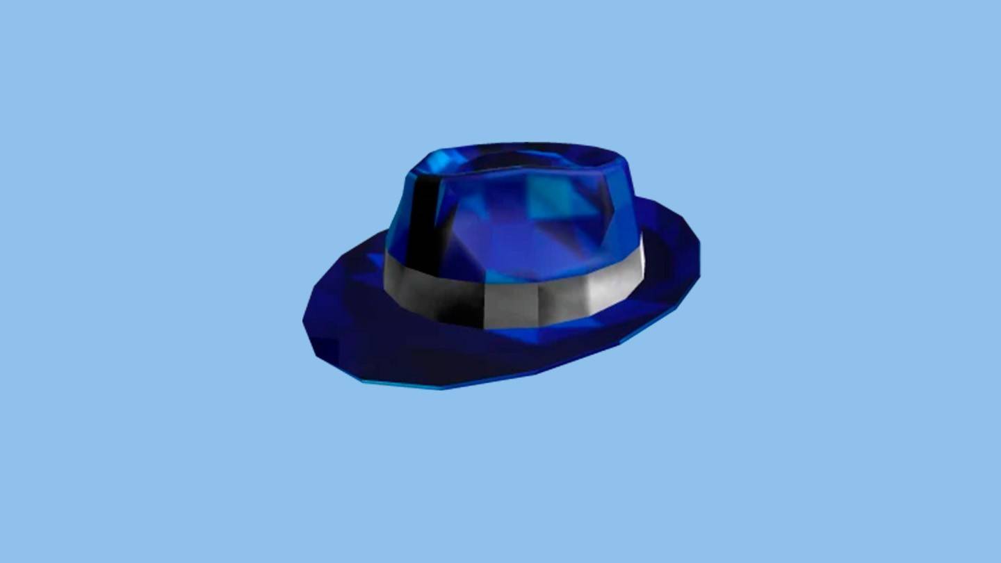 Mitternachtsblau -Sparke -Zeit Fedora