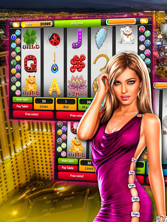 Lucky Vegas Slots - Free Vegas 스크린샷 2