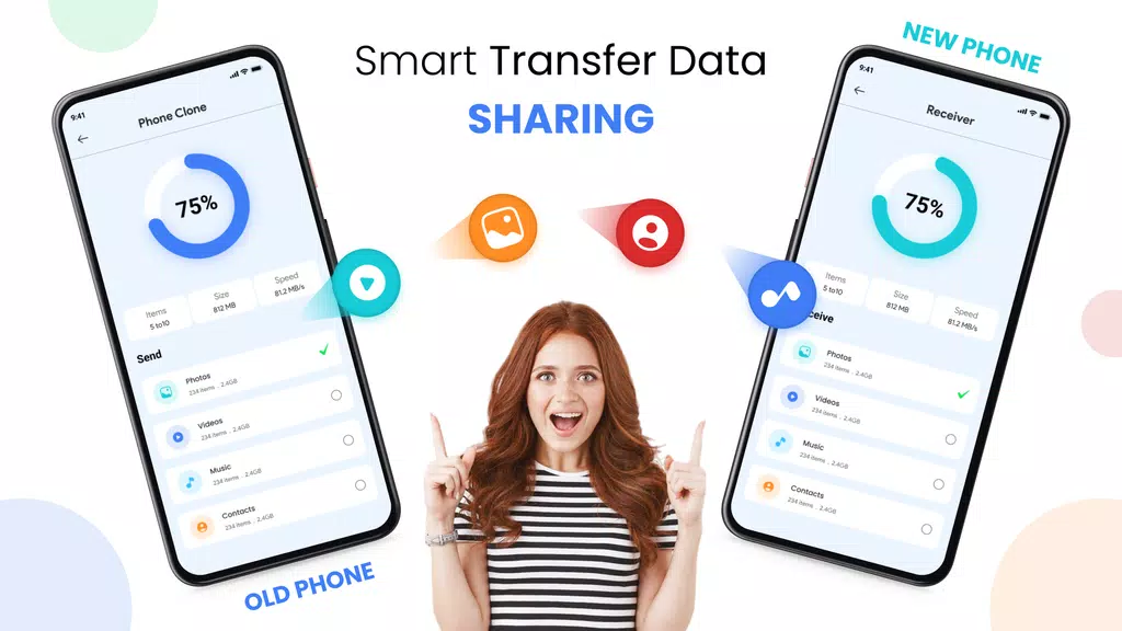 Transfer All Data - PhoneClone स्क्रीनशॉट 0