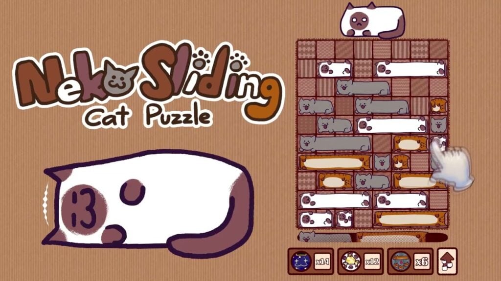 Deslice, coincida y despeje líneas en el nuevo juego Neko Sliding: ¡Cat Puzzle!