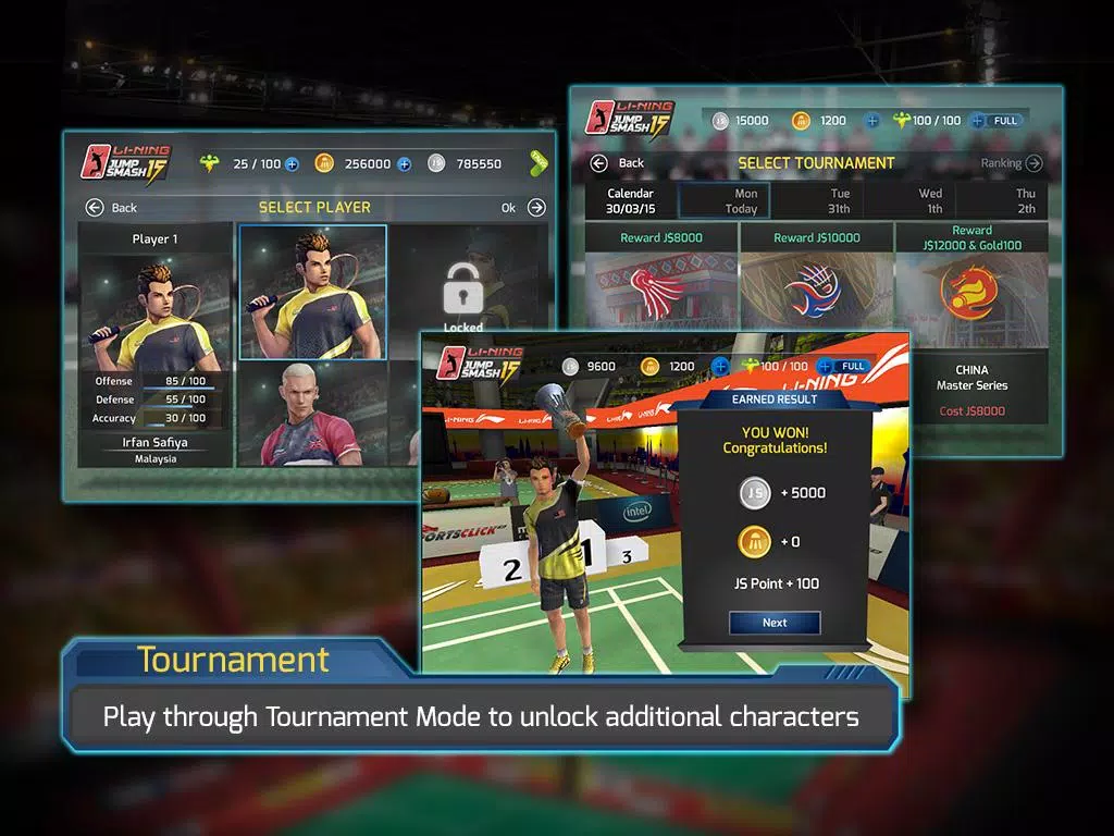 LiNing Jump Smash 15 Badminton應用截圖第2張