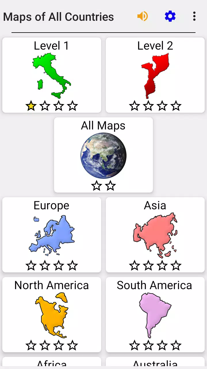 Maps of All Countries Geo-Quiz Capture d'écran 2