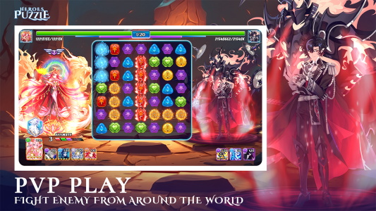 Heroes & Puzzles Captura de tela 1
