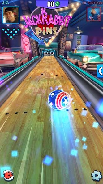 Bowling Crew — 3D bowling game Mod Captura de pantalla 3