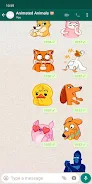 Animals Stickers WAStickerApps Captura de tela 1