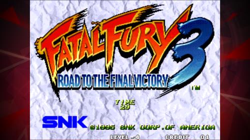 FATAL FURY 3 ACA NEOGEO Captura de pantalla 0