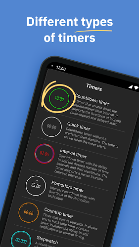 MultiTimer: Multiple timers स्क्रीनशॉट 1