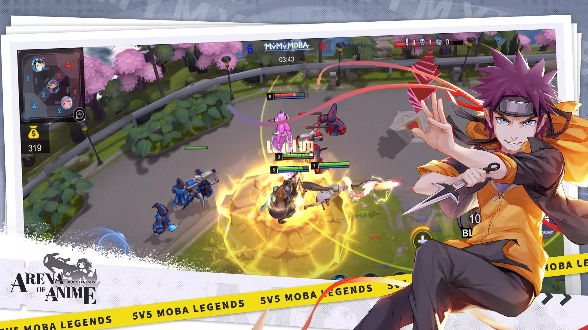 Schermata Arena of Anime: MOBA Legends 3