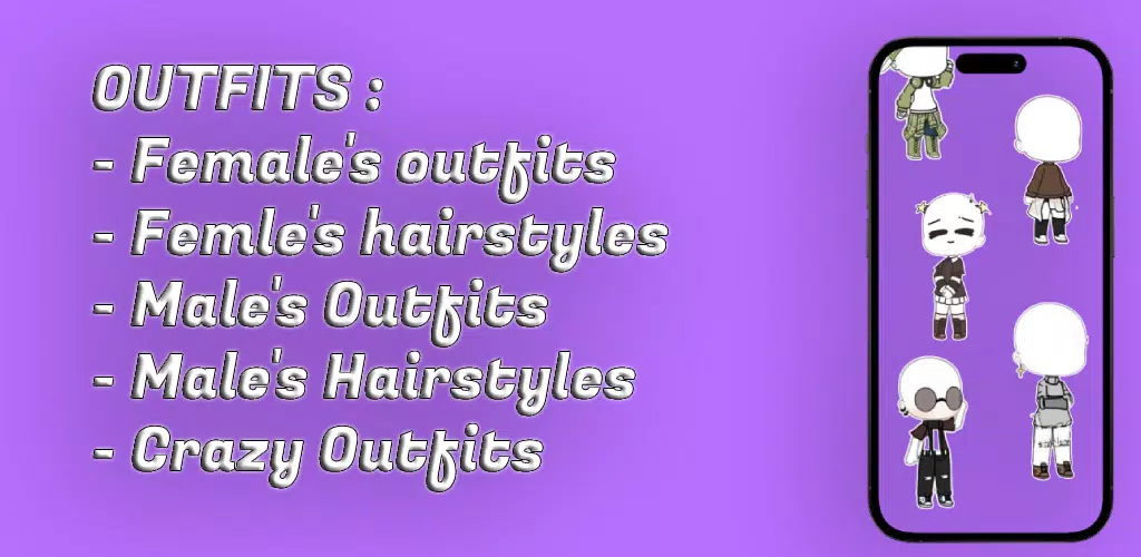 Gacha Outfits and Hairstyles Tangkapan skrin 3