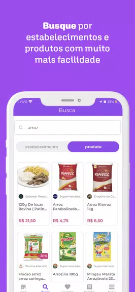 quero delivery: mercado e +应用截图第2张