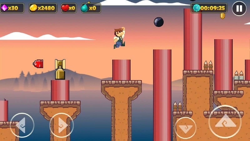 Super Pep's World - Run Game ภาพหน้าจอ 1