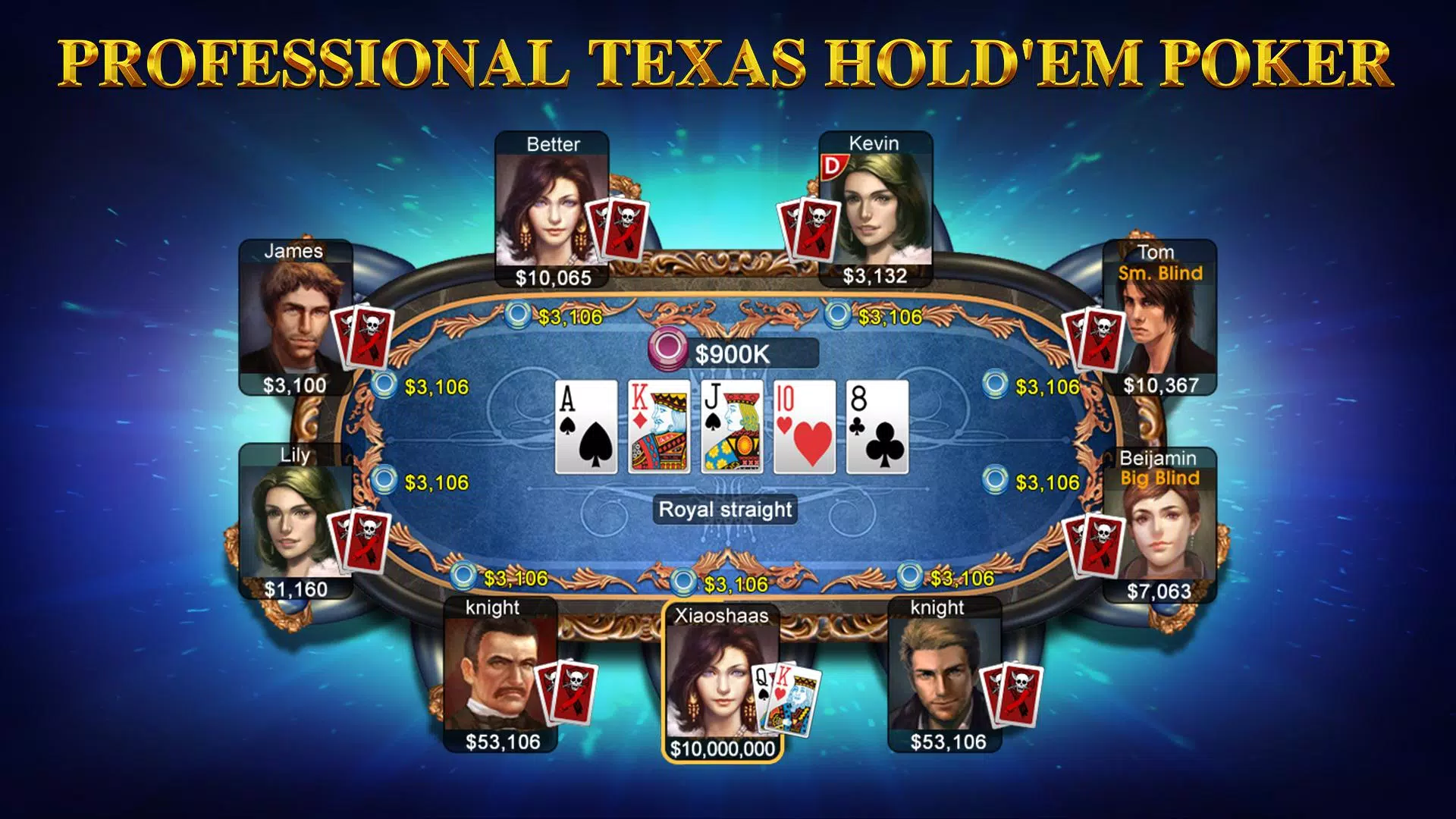 DH Texas Poker ภาพหน้าจอ 0