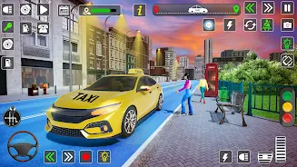 Taxi Driver Cab Car Driving 3D 스크린샷 2