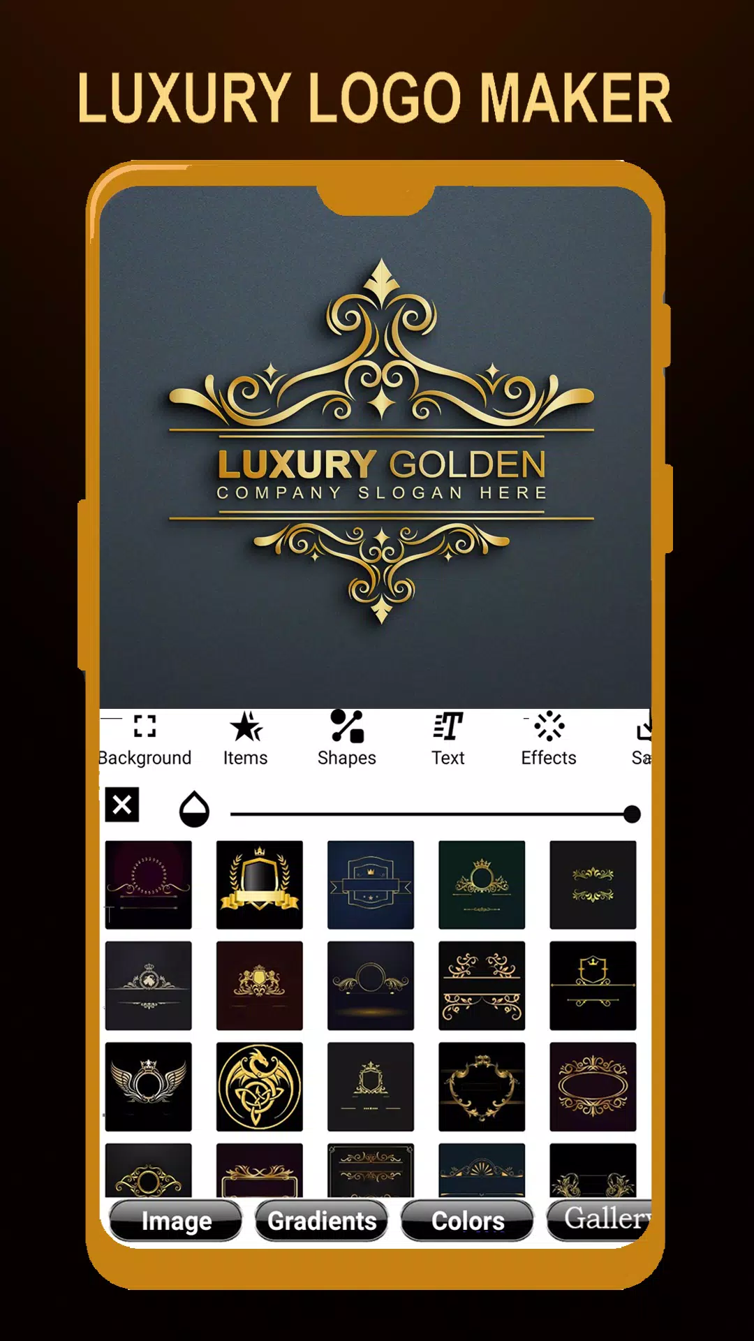 Schermata Luxury Logo maker, Logo Design 1