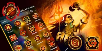 Lord Shiva Launcher Theme Captura de tela 2