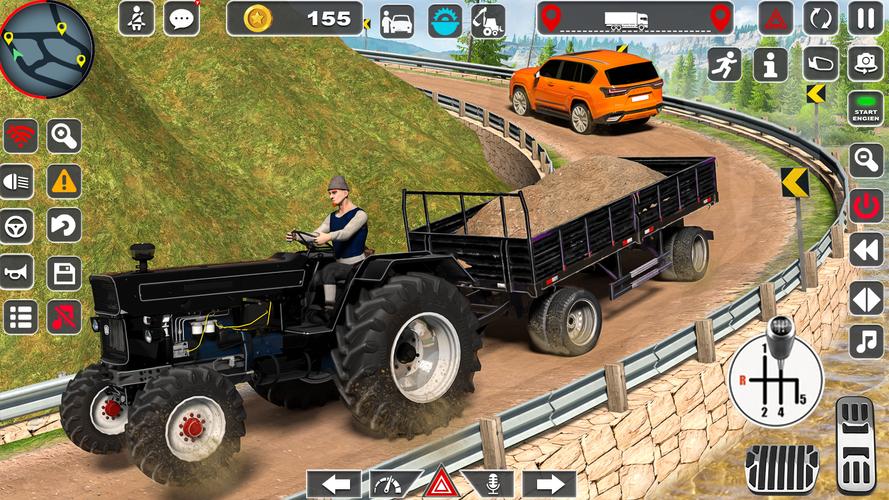 Tractor Driving Farming Games Ekran Görüntüsü 0