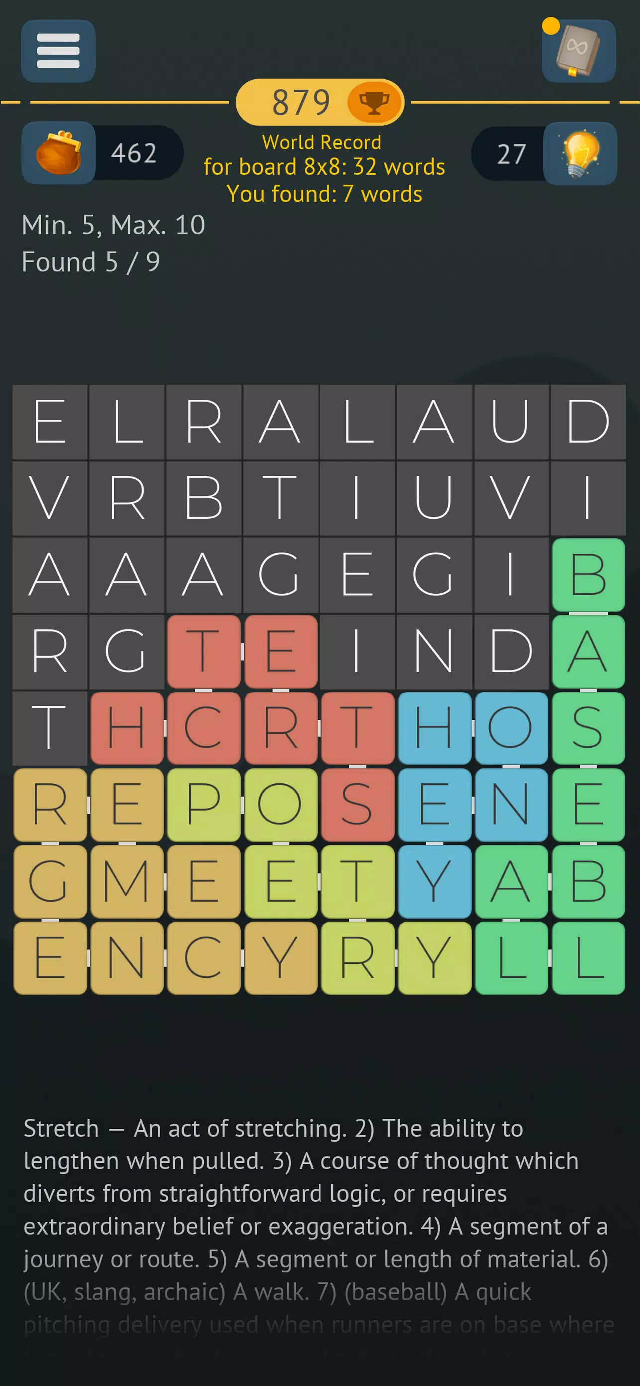 Word Search Infinite Puzzles ဖန်သားပြင်ဓာတ်ပုံ 2