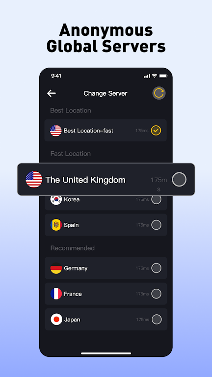 CAT Speed VPN:Fast Easy Secure Screenshot 2