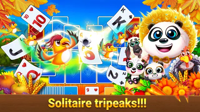 TriPeaks Solitaire:Fairy Ekran Görüntüsü 0