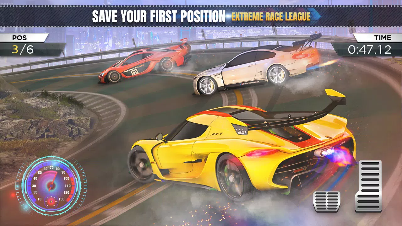 Crazy Speed Car Racing Offline स्क्रीनशॉट 1