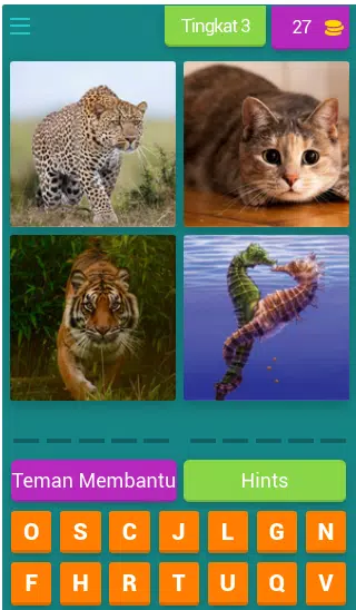 Tebak-tebakan Gambar Hewan Ảnh chụp màn hình 3